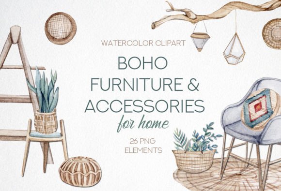 Download Boho Home Decor Clipart - Home Collection
